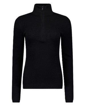 RUBY RIBBED PULLY Zwart 1