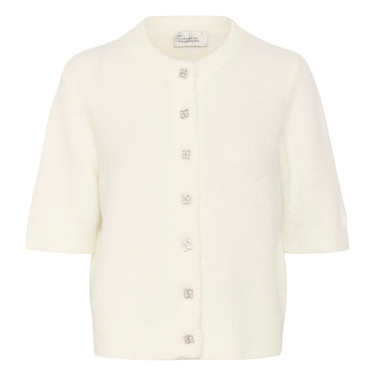EllieMW Knit Cardigan SS Wit 1