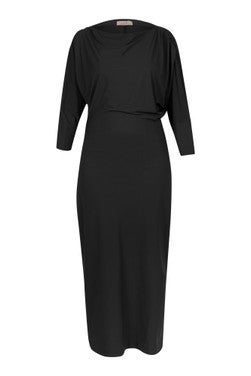 Ineke LS dress Zwart 1