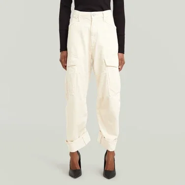 Cargo 3D boyfriend pants wmn Wit 1