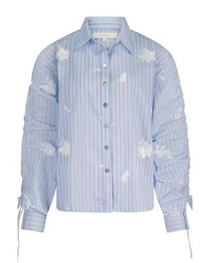 Rosa Blouse Stripe Licht Blauw