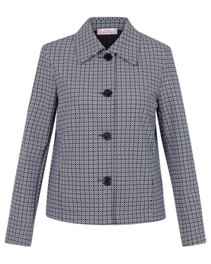 Hilly bonded circle jacket Zwart 1