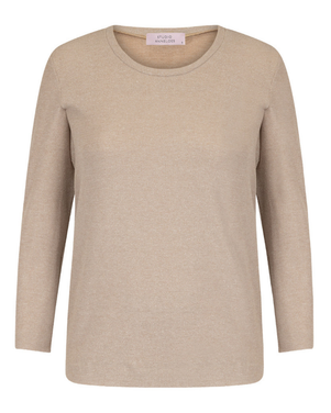Risa rib top Zand