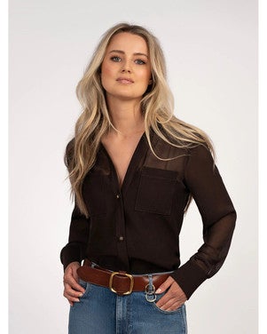 Olarisa Blouse Bruin 1