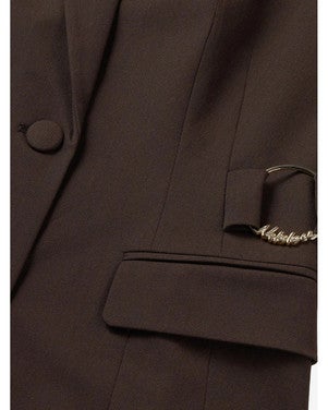 Oxford Blazer Bruin 1