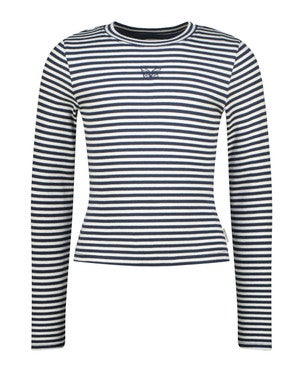 Basic Stripe Top Longsleeve Donker Blauw