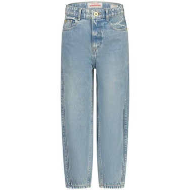 Cecilia Balloon Jeans Blauw