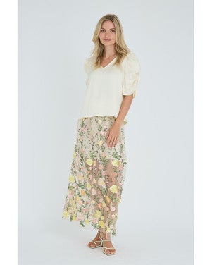 Sindrella blouse Geel