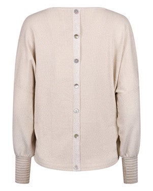 Jorien Pullover Lurex Zand