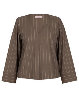 Cilou stripe top Groen