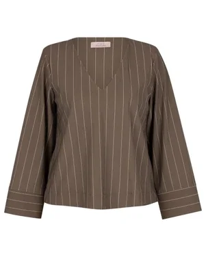 Cilou stripe top Groen