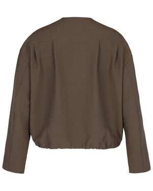 Selma waffle jacket Groen