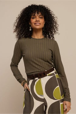 Rea top Groen