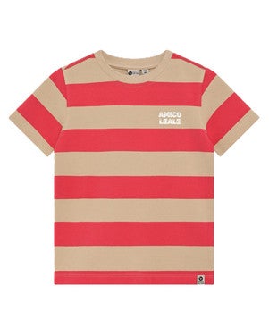 T-shirt Big Stripe Rood