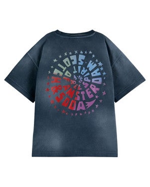 Back artwork loosefit Tshirt Zwart 1