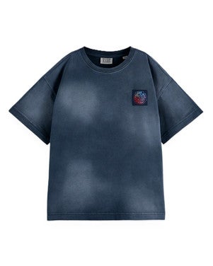 Back artwork loosefit Tshirt Zwart 1