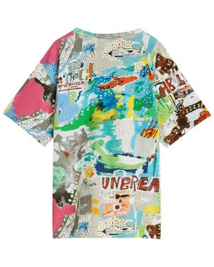 Basquiat printed relaxedfit Tshirt Multi