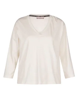 Fiore LS t-shirt Off White