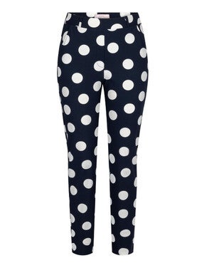 Anne polkadot trousers Donker Blauw