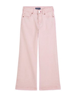 The Wave wideleg jeans Roze