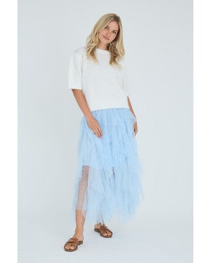 Miranda new skirt Licht Blauw