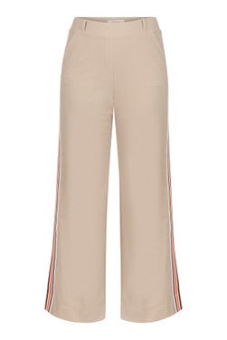 Trainer bonded tape trousers Beige