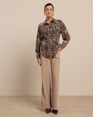 Trainer bonded tape trousers Beige