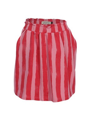 Little Striped Sweat Skirt Painted Roze