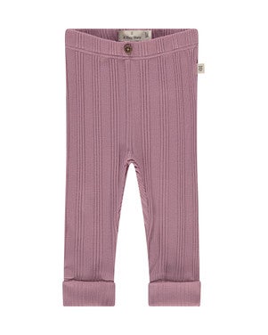 baby pants rib omslag spring roses Roze