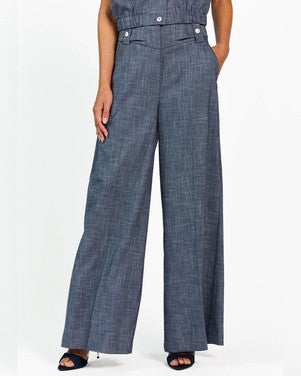 NORE BUTTONS DENIM VIS 368 Donker Blauw