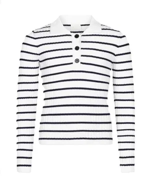 JULIA STRIPE VIS 302 G Wit 1