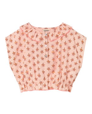 Dara indiana flower print blouse Roze
