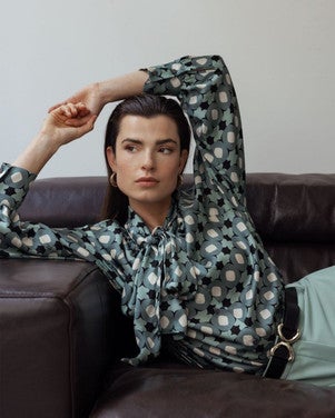 Lorina circle blouse Multi