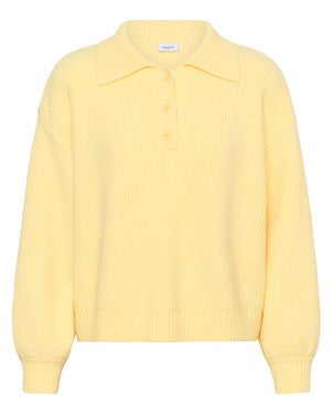 OttolineSZ Polo Pullover Geel