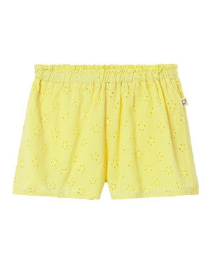 Ruby swiss embroidery cotton shorts Geel