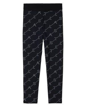 Leggings Diagonal Logo Zwart 1