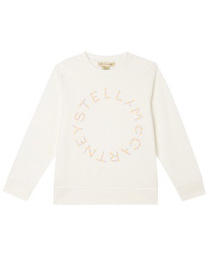 Sweatshirt Stella Logo Circle Off White