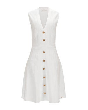 SL VN AMBER SWTR DRESS Off White