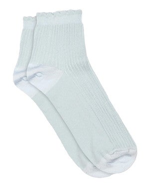 Vivian short socks Licht Blauw