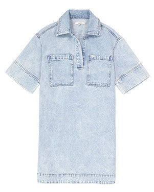 O260081 Ladies Dress Licht Blauw