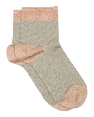 Elisa glitter short socks Roze
