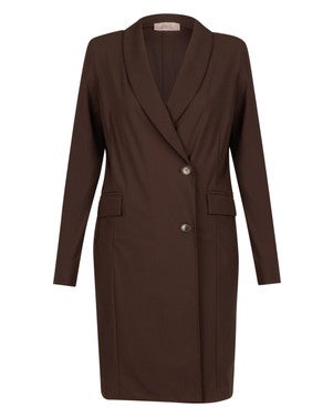 River blazer dress Bruin 1