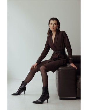 River blazer dress Bruin 1