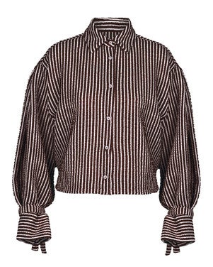 Ivara structure blouse Bruin 1