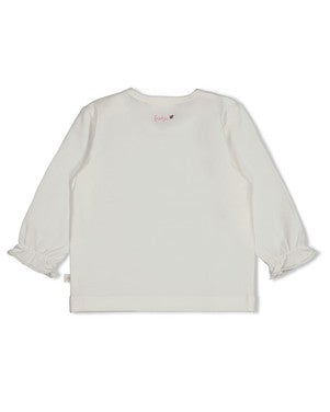 Longsleeve - Ladybug Off White