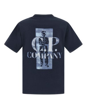 T-shirt Logo Front Sailor Back Donker Blauw