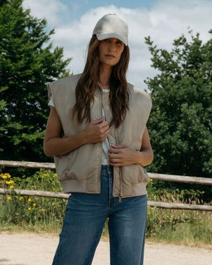 SARAHS - Bodywarmer Zand