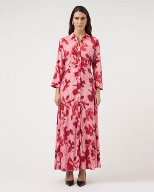 YASSAVANNA LONG SHIRT DRESS S. NOOS Roze
