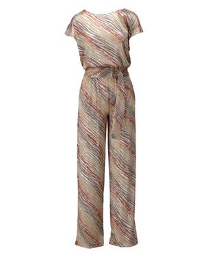C250 Jumpsuit met lurex Beige