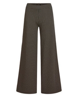 Border Palazzo Pants Piper Zwart 1